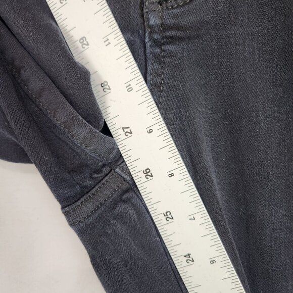 NYDJ Ami Skinny Leggings Denim Jeans Women's 12P Black Stretch Mid Rise Pants - Picture 9 of 12